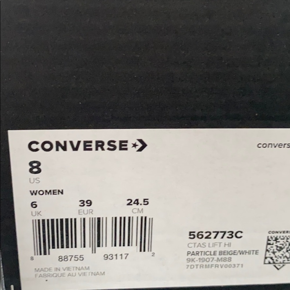 Converse Ctas Lift Leather HighTop - Picture 8 of 9